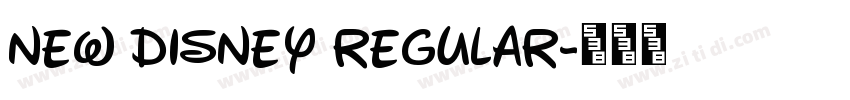 New Disney Regular字体转换
